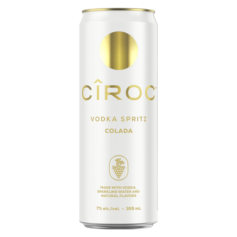 Ciroc Vodka Spritz Colada 12oz 4pk 5% ABV