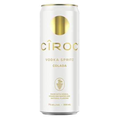 Ciroc Vodka Spritz Colada 12oz 4pk 5% ABV