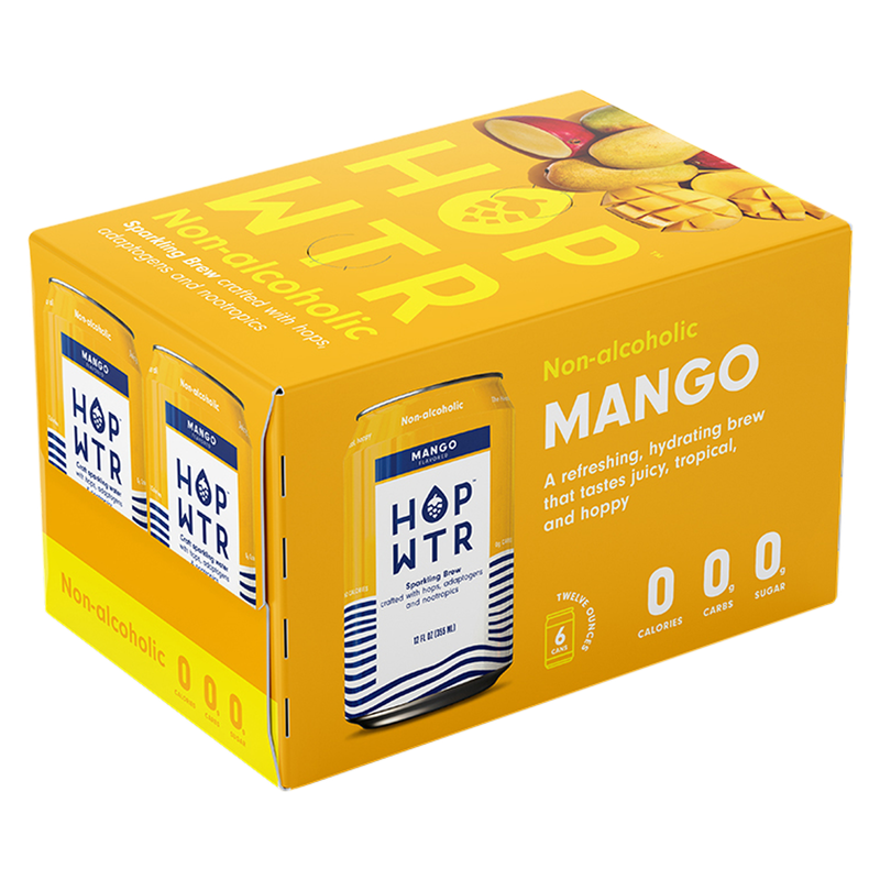 HOP WTR Mango 6pk 12oz Can