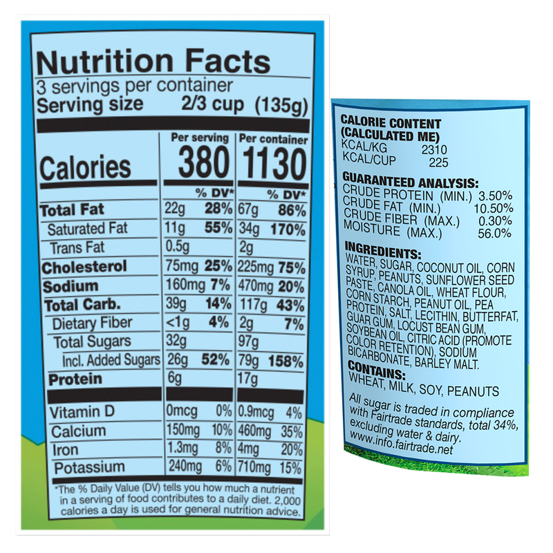 Ben & Jerry's Doggie Desserts Peanut Butter & Pretzel + Milk & Cookies Ice Cream Bundle