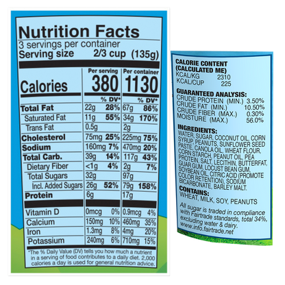 Ben & Jerry's Doggie Desserts Peanut Butter & Pretzel + Milk & Cookies Ice Cream Bundle