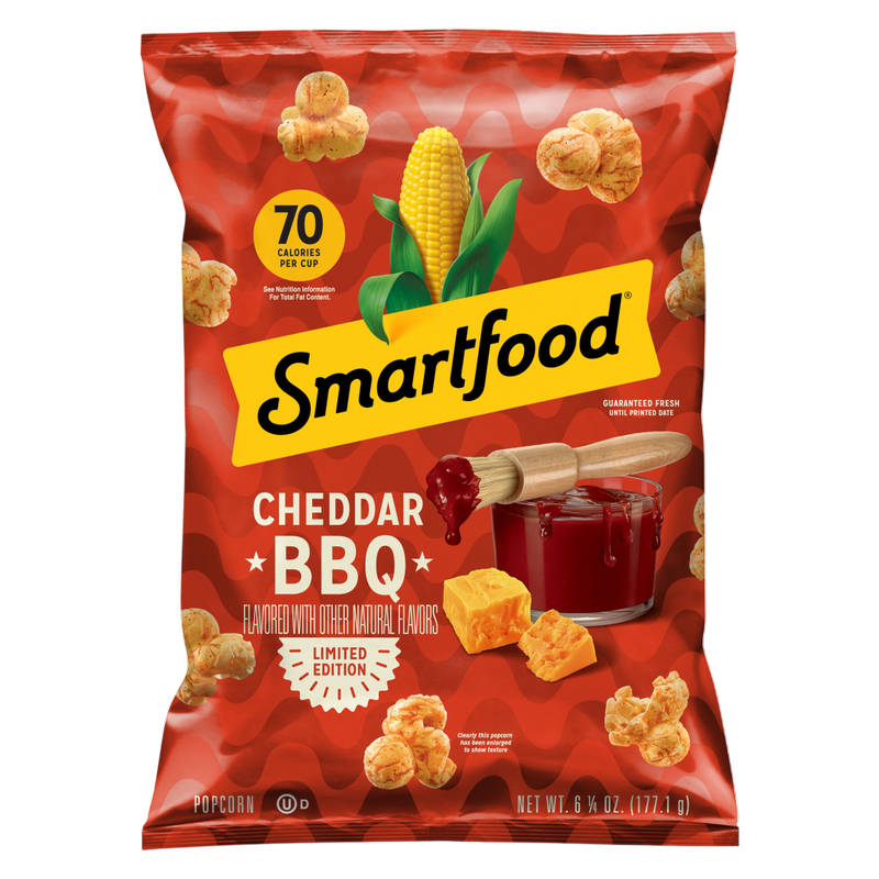 Smartfood Cheddar BBQ, 6.25oz