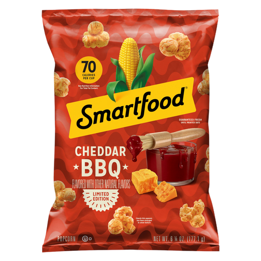 Smartfood Cheddar BBQ, 6.25oz