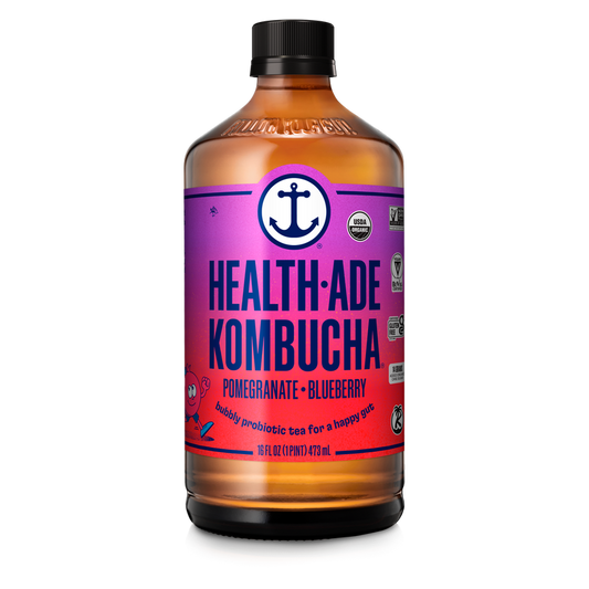 Health-Ade Pomegranate Blueberry Kombucha 16oz Btl