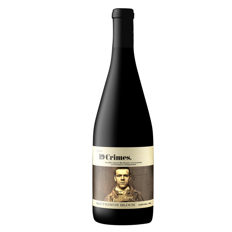 19 Crimes Sauvignon Block 750ml 12% ABV