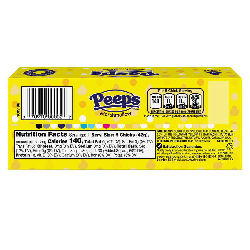 Peeps Marshmallow Chicks 5ct