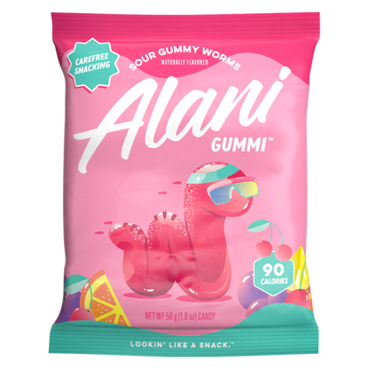 Alani Gummi Sour Gummy Worms, 1.8oz