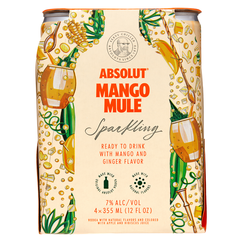 Absolut Mango Mule 4pk 12oz Can 7.0% ABV