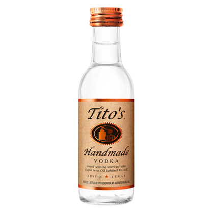 Tito's Handmade Vodka 12pk 50ml (80 Proof)