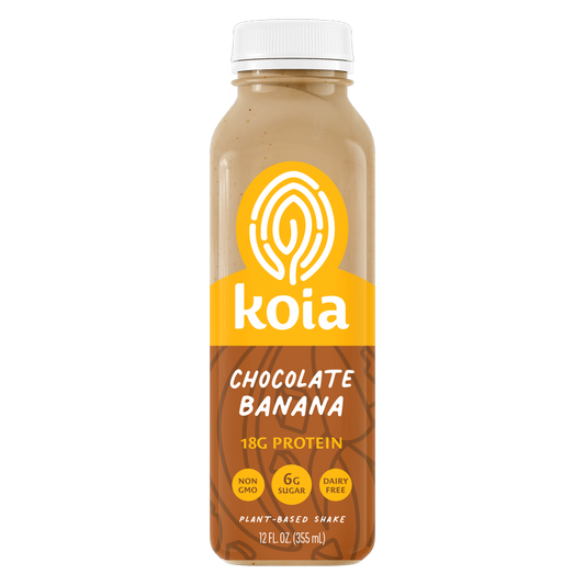 Koia Chocolate Banana Plant Based Protein Drink 12oz Btl