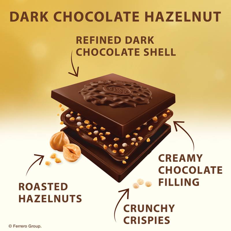 Ferrero Rocher Assorted Squares, 3.7oz