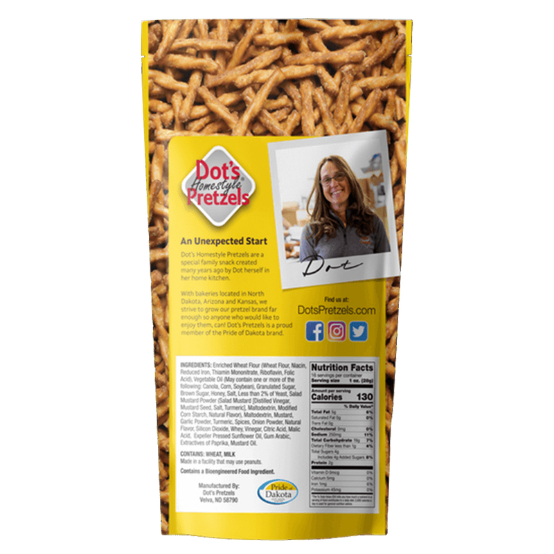 Dot's Honey Mustard Pretzels 16oz