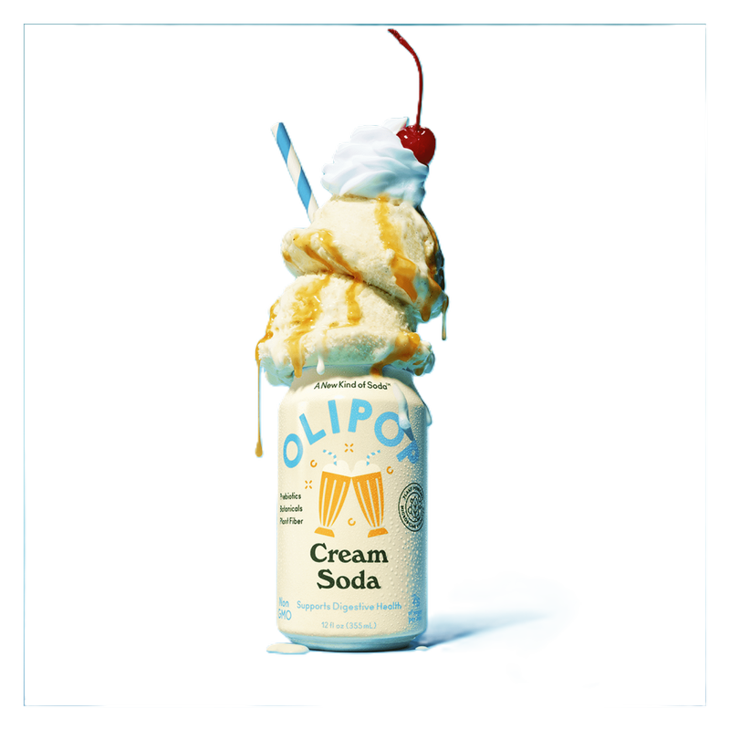 Olipop Cream Soda 12oz Can