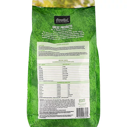 Essential Everyday Dog Food Adult Complete Nutrition with Chicken 4lb