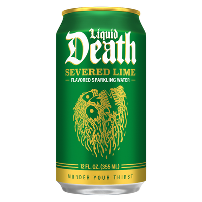 Liquid Death Severed Lime Sparkling Water 6pk 12oz Can