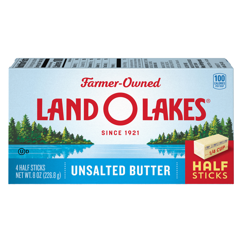 Land O Lakes® Half Stick Unsalted Butter, 8 oz.