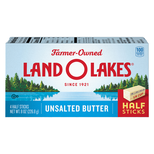 Land O Lakes® Half Stick Unsalted Butter, 8 oz.