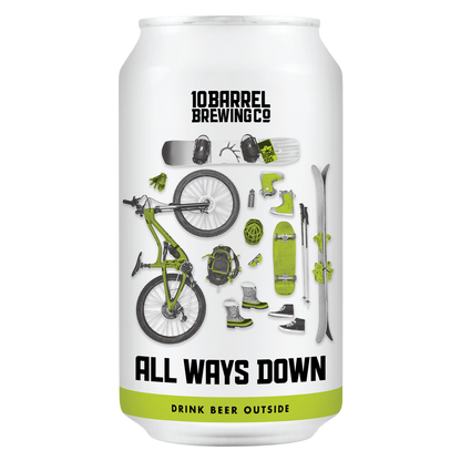 10 Barrel All Ways Down Double IPA 6pk 12oz Can 9.0% ABV
