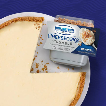 Philadelphia Original Cheesecake Crumble - 2ct/6.6oz