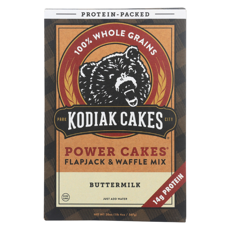 Kodiak Power Cakes Flapjack & Waffle Mix Buttermilk, 20oz.
