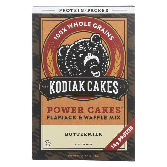 Kodiak Power Cakes Flapjack & Waffle Mix Buttermilk, 20oz.