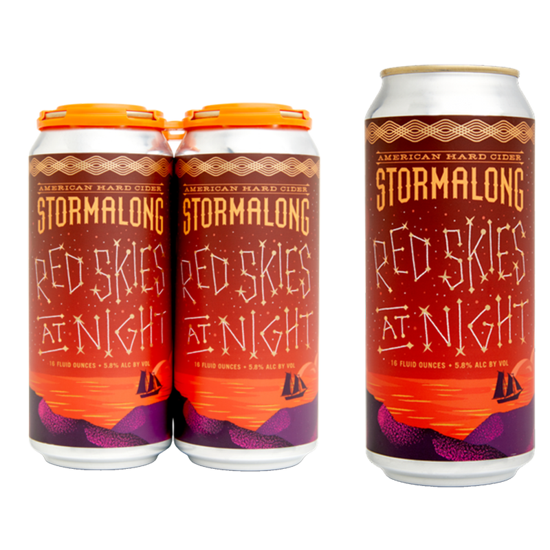 Stormalong Red Skies at Night 4Pk 16oz Can