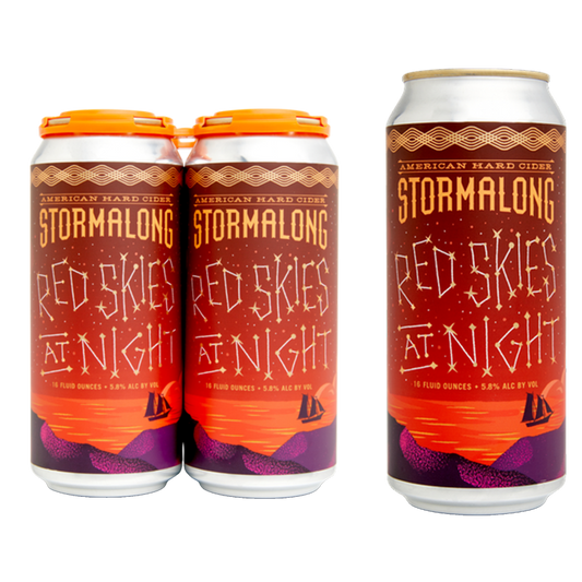 Stormalong Red Skies at Night 4Pk 16oz Can