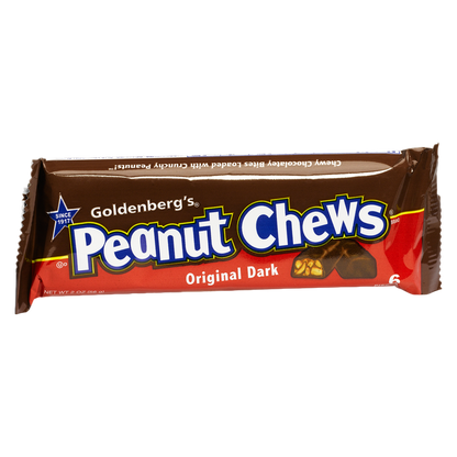 Goldenberg's Original Dark Chocolate Peanut Chews Bar 2oz