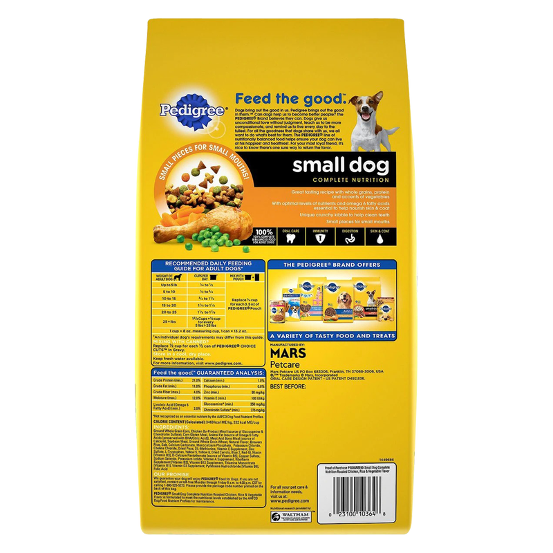 Pedigree Chicken Small Dog  3.5 lb