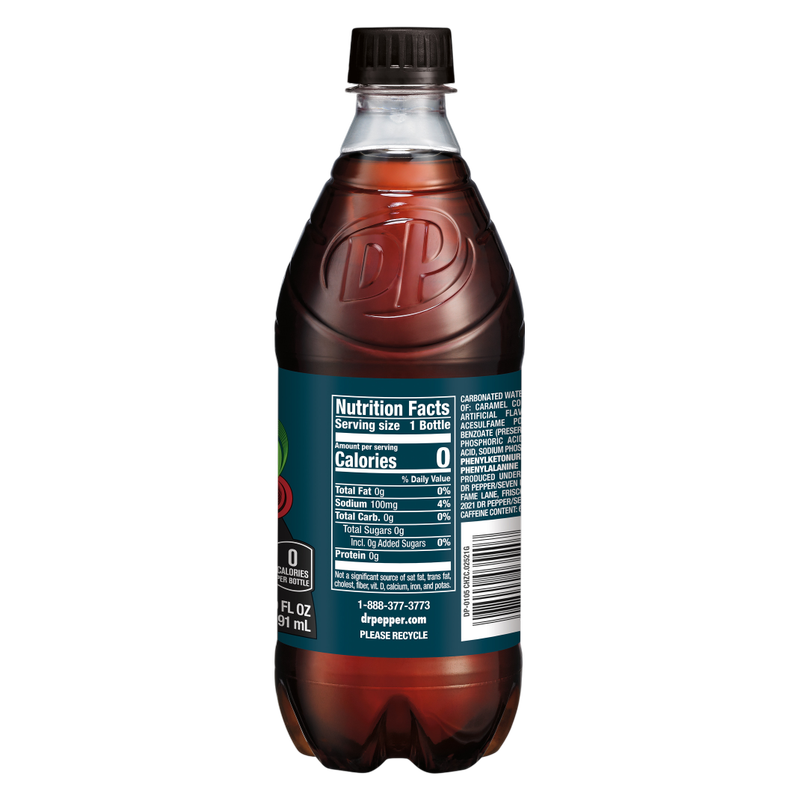 Dr Pepper Zero Sugar Cherry 20oz Btl