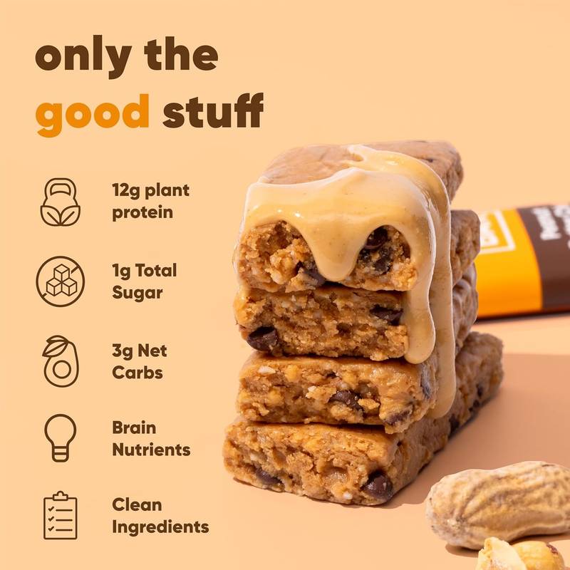 IQBAR Peanut Butter Chip Bar 1.6oz