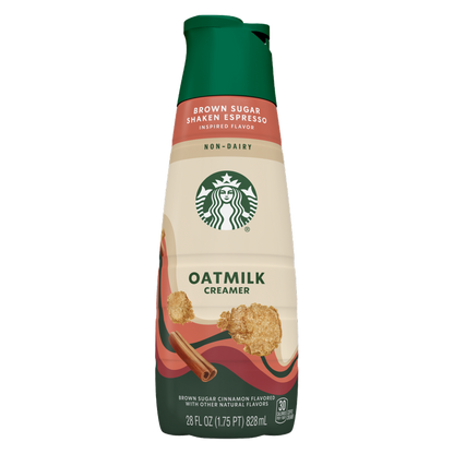 Starbucks Brown Sugar Shaken Espresso Inspired Oatmilk Creamer 28oz Btl