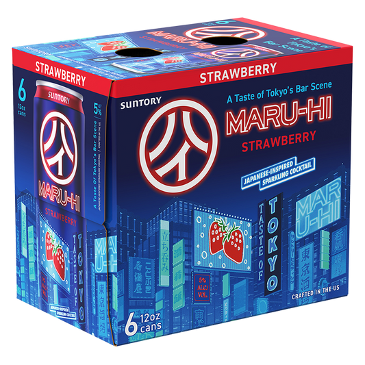 Suntory Maru-Hi Strawberry 6pk 12oz Can