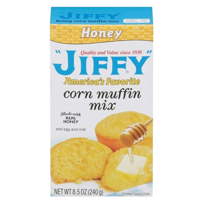 Jiffy Corn Muffin Mix-Honey, 8.5oz.