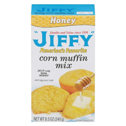 Jiffy Corn Muffin Mix-Honey, 8.5oz.