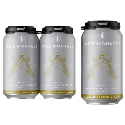 Manhattan Project Wise Monkeys Belgian Golden Strong 4pk 12oz Can 10.0% ABV