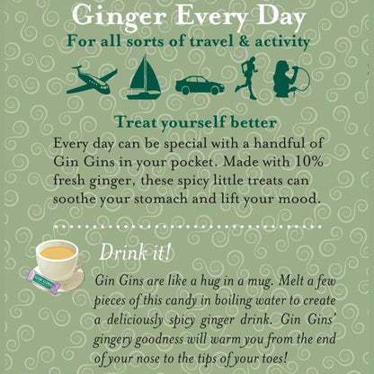 Ginger People Gin Gins Original Ginger Candy, 3oz