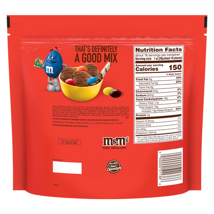 M&M's Peanut Butter Milk Chocolate Candies Family Size 18.4oz