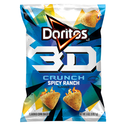 Doritos 3D Crunch Spicy Ranch 7.25oz