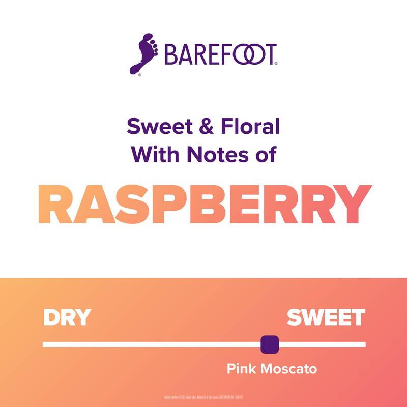 Barefoot Pink Moscato 750ml