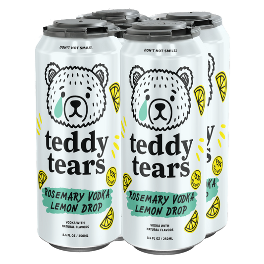 Teddy Tears Rosemary Vodka Lemon Drop 4pk 250ml Can