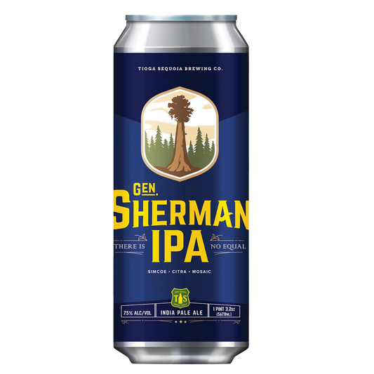 Tioga-Sequoia Brewing General Sherman IPA Single 19.2oz Can