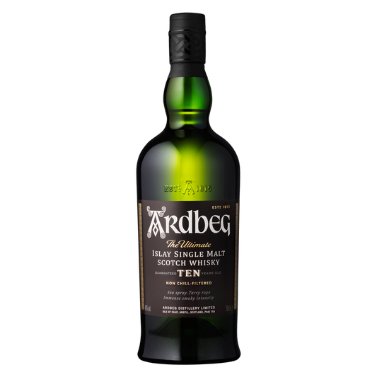 Ardbeg 10 Years Old Single Malt Scotch 750ml (92 Proof)