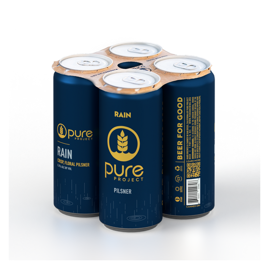 Pure Project Rain Pilsner 4pk 16oz Can