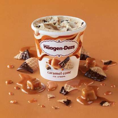 Haagen-Dazs Caramel Cone Ice Cream, 14oz.