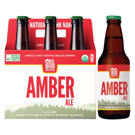 Eel River Organic Amber Ale 6pk 12oz Btl