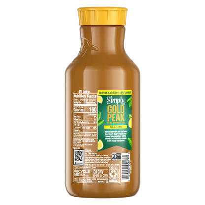 Simply Gold Peak + Lemonade 52oz Btl