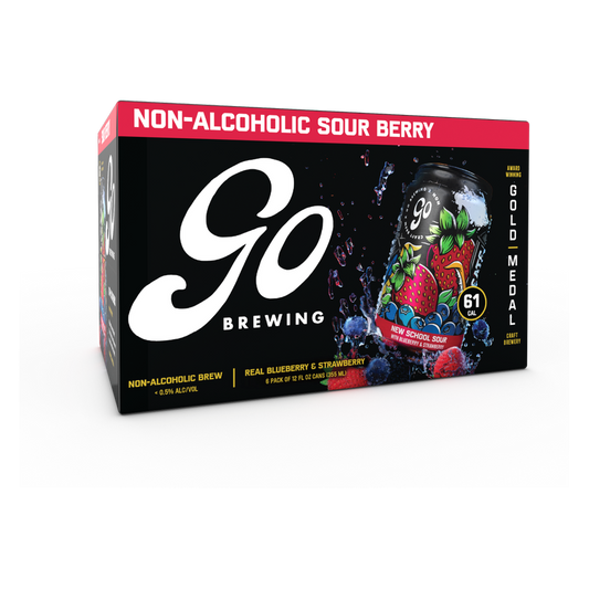 Go Brewing New School Berry Sour 6pk 12oz Can