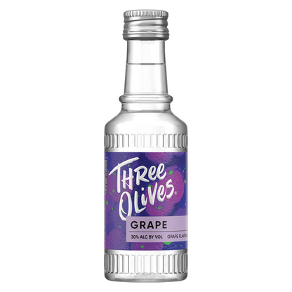 Three Olives Vodka Grape 50ml (60 Proof)