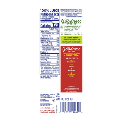 Naked Juice Strawberry Banana 64oz Btl